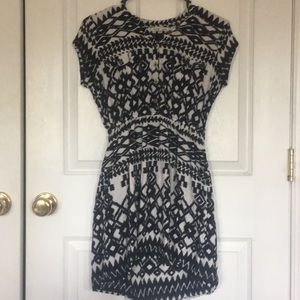 Black and white button down dress 3/$10